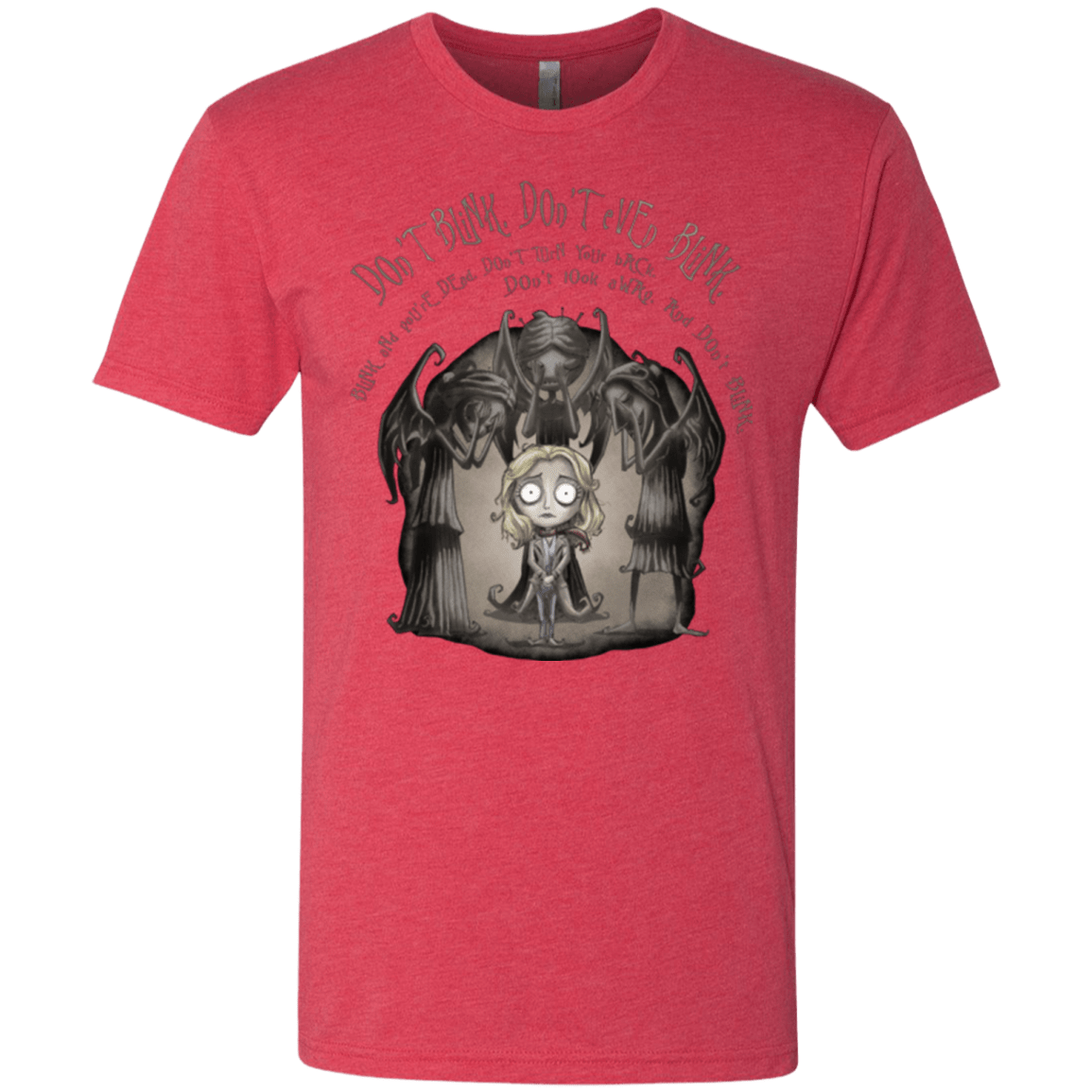 T-Shirts Vintage Red / Small Dont Blink Men's Triblend T-Shirt