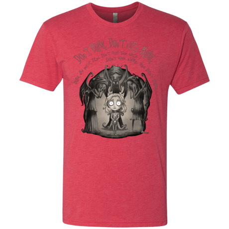 T-Shirts Vintage Red / Small Dont Blink Men's Triblend T-Shirt