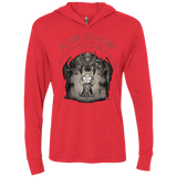 T-Shirts Vintage Red / X-Small Dont Blink Triblend Long Sleeve Hoodie Tee