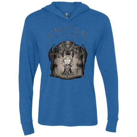 T-Shirts Vintage Royal / X-Small Dont Blink Triblend Long Sleeve Hoodie Tee