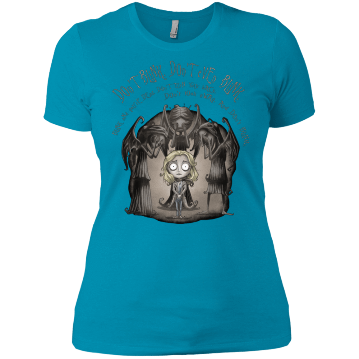 T-Shirts Turquoise / X-Small Dont Blink Women's Premium T-Shirt