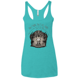 T-Shirts Tahiti Blue / X-Small Dont Blink Women's Triblend Racerback Tank