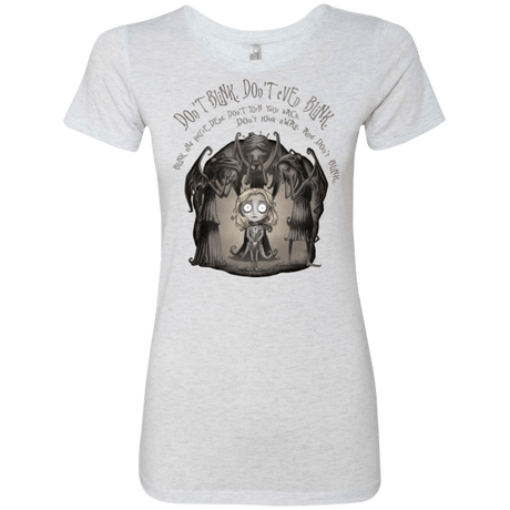 T-Shirts Heather White / Small Dont Blink Women's Triblend T-Shirt