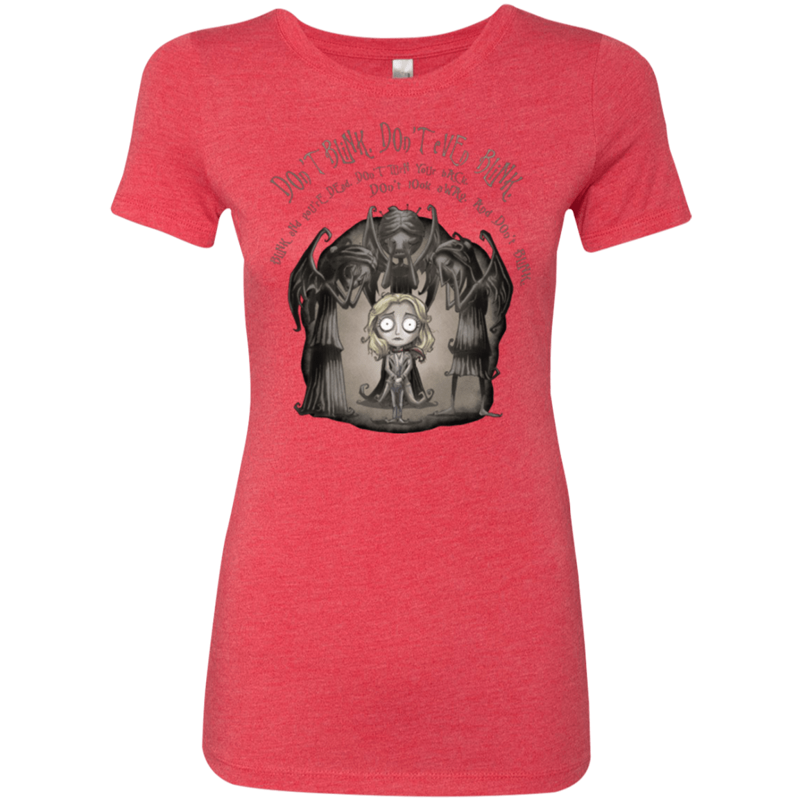 T-Shirts Vintage Red / Small Dont Blink Women's Triblend T-Shirt