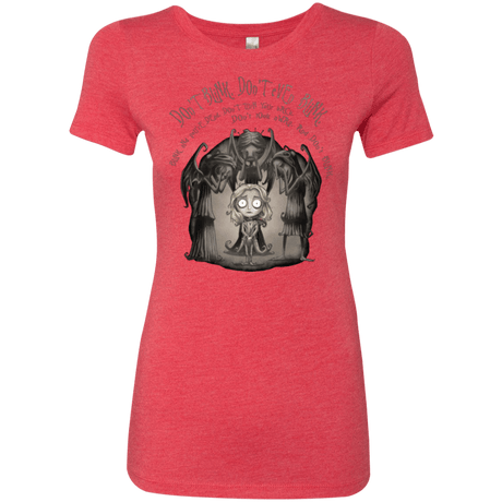 T-Shirts Vintage Red / Small Dont Blink Women's Triblend T-Shirt