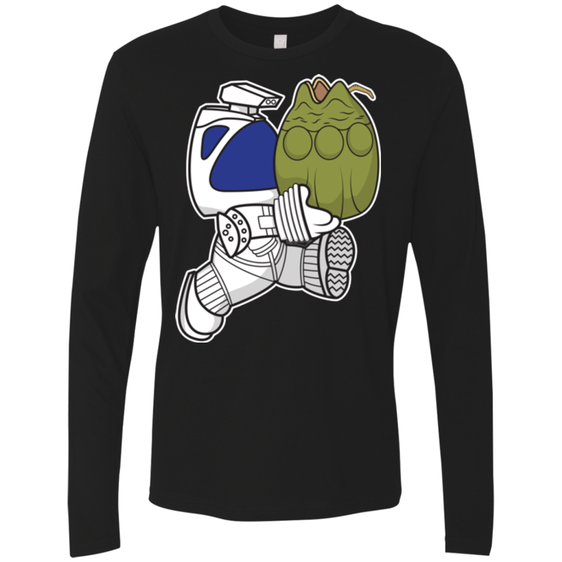 T-Shirts Black / Small Dont Drop The Egg Men's Premium Long Sleeve