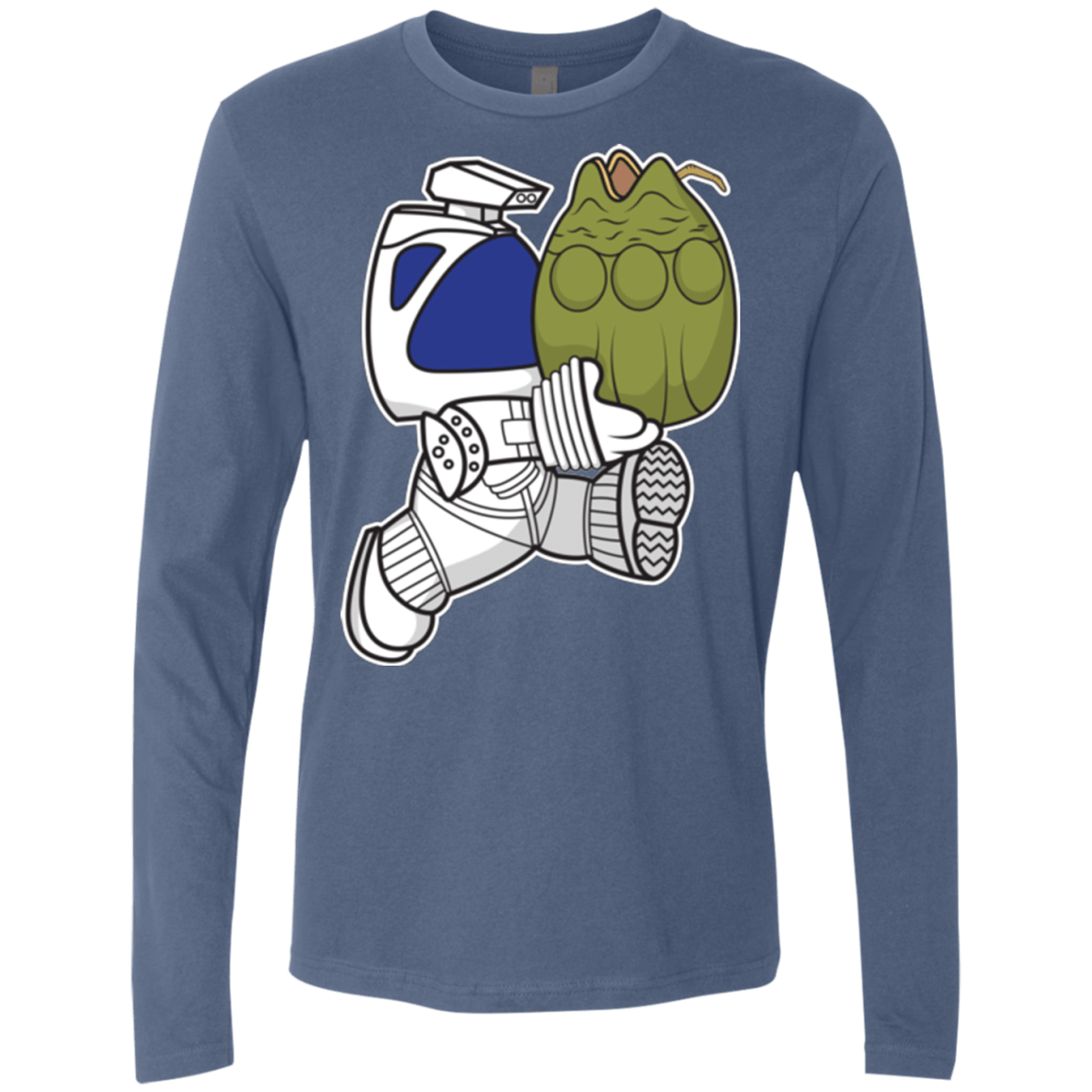 T-Shirts Indigo / Small Dont Drop The Egg Men's Premium Long Sleeve