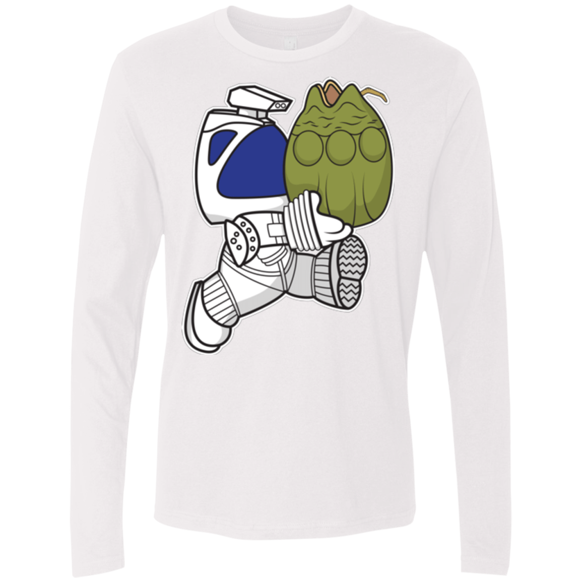 T-Shirts White / Small Dont Drop The Egg Men's Premium Long Sleeve