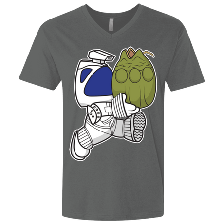 T-Shirts Heavy Metal / X-Small Dont Drop The Egg Men's Premium V-Neck