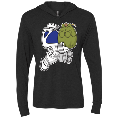 T-Shirts Vintage Black / X-Small Dont Drop The Egg Triblend Long Sleeve Hoodie Tee