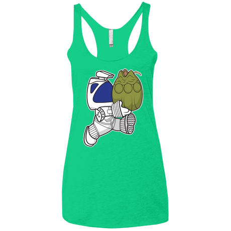T-Shirts Envy / X-Small Dont Drop The Egg Women's Triblend Racerback Tank