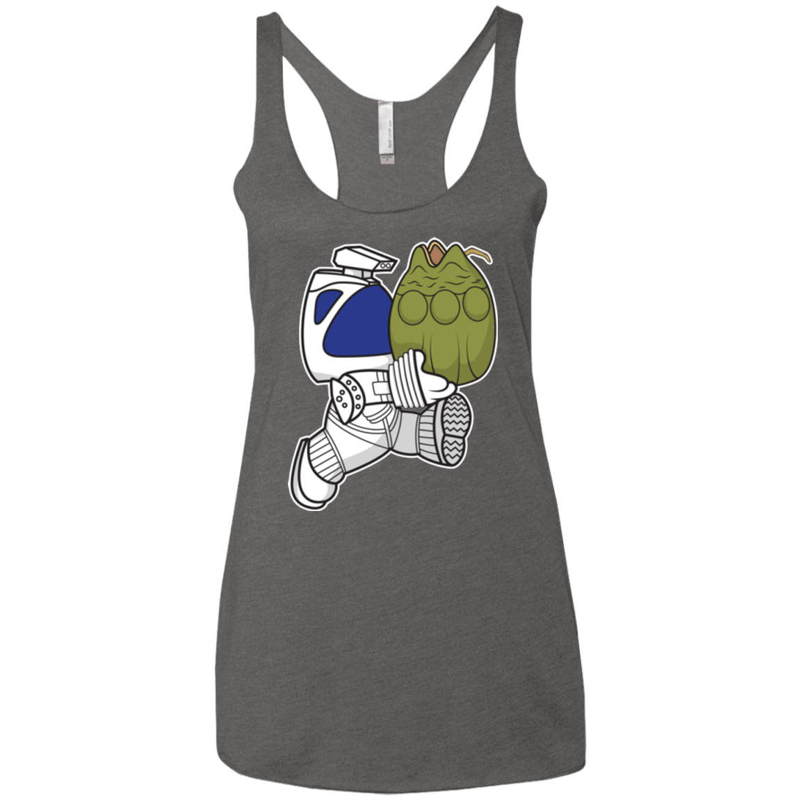 T-Shirts Premium Heather / X-Small Dont Drop The Egg Women's Triblend Racerback Tank