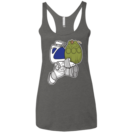 T-Shirts Premium Heather / X-Small Dont Drop The Egg Women's Triblend Racerback Tank