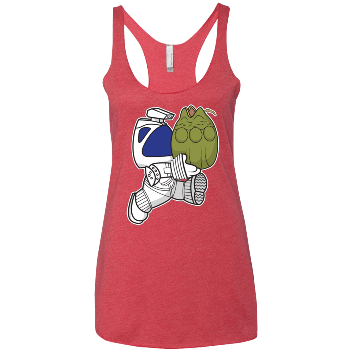 T-Shirts Vintage Red / X-Small Dont Drop The Egg Women's Triblend Racerback Tank