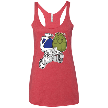 T-Shirts Vintage Red / X-Small Dont Drop The Egg Women's Triblend Racerback Tank
