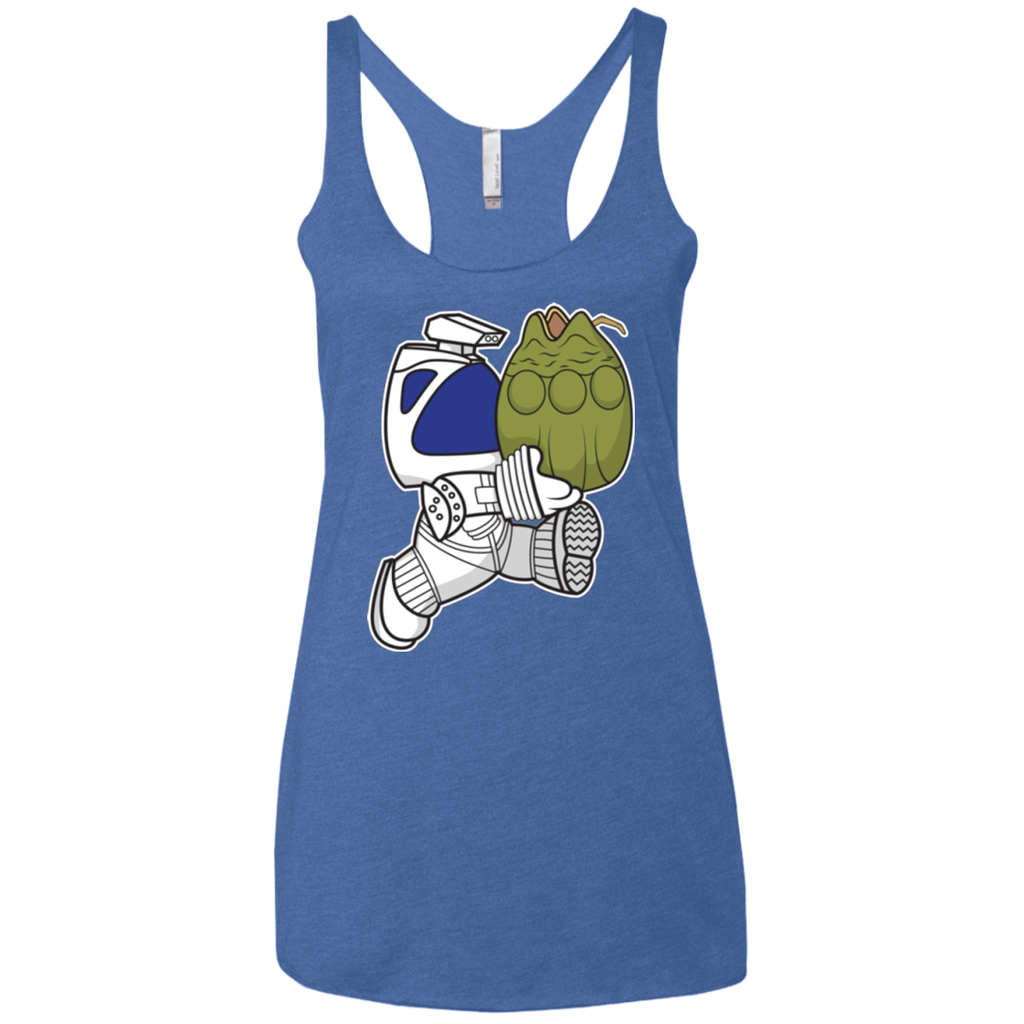T-Shirts Vintage Royal / X-Small Dont Drop The Egg Women's Triblend Racerback Tank