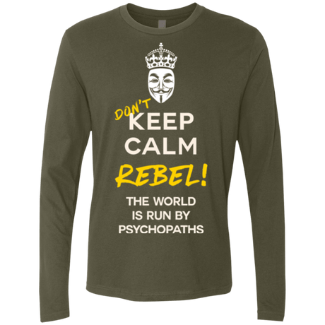 T-Shirts Military Green / Small Dont Keep Calm Men's Premium Long Sleeve