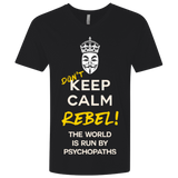 T-Shirts Black / X-Small Dont Keep Calm Men's Premium V-Neck