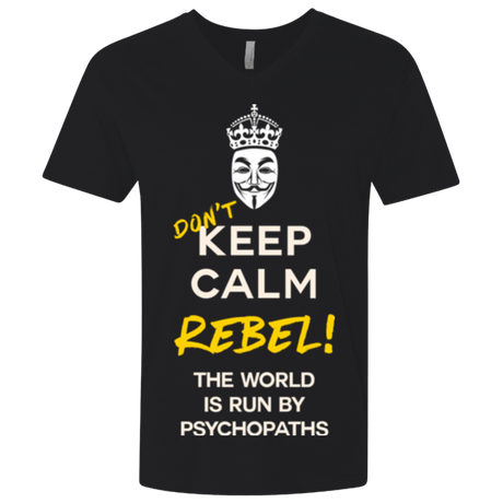 T-Shirts Black / X-Small Dont Keep Calm Men's Premium V-Neck