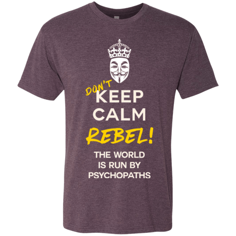 T-Shirts Vintage Purple / Small Dont Keep Calm Men's Triblend T-Shirt