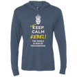 T-Shirts Indigo / X-Small Dont Keep Calm Triblend Long Sleeve Hoodie Tee