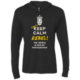 T-Shirts Vintage Black / X-Small Dont Keep Calm Triblend Long Sleeve Hoodie Tee