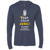 T-Shirts Vintage Navy / X-Small Dont Keep Calm Triblend Long Sleeve Hoodie Tee