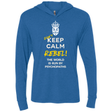 T-Shirts Vintage Royal / X-Small Dont Keep Calm Triblend Long Sleeve Hoodie Tee