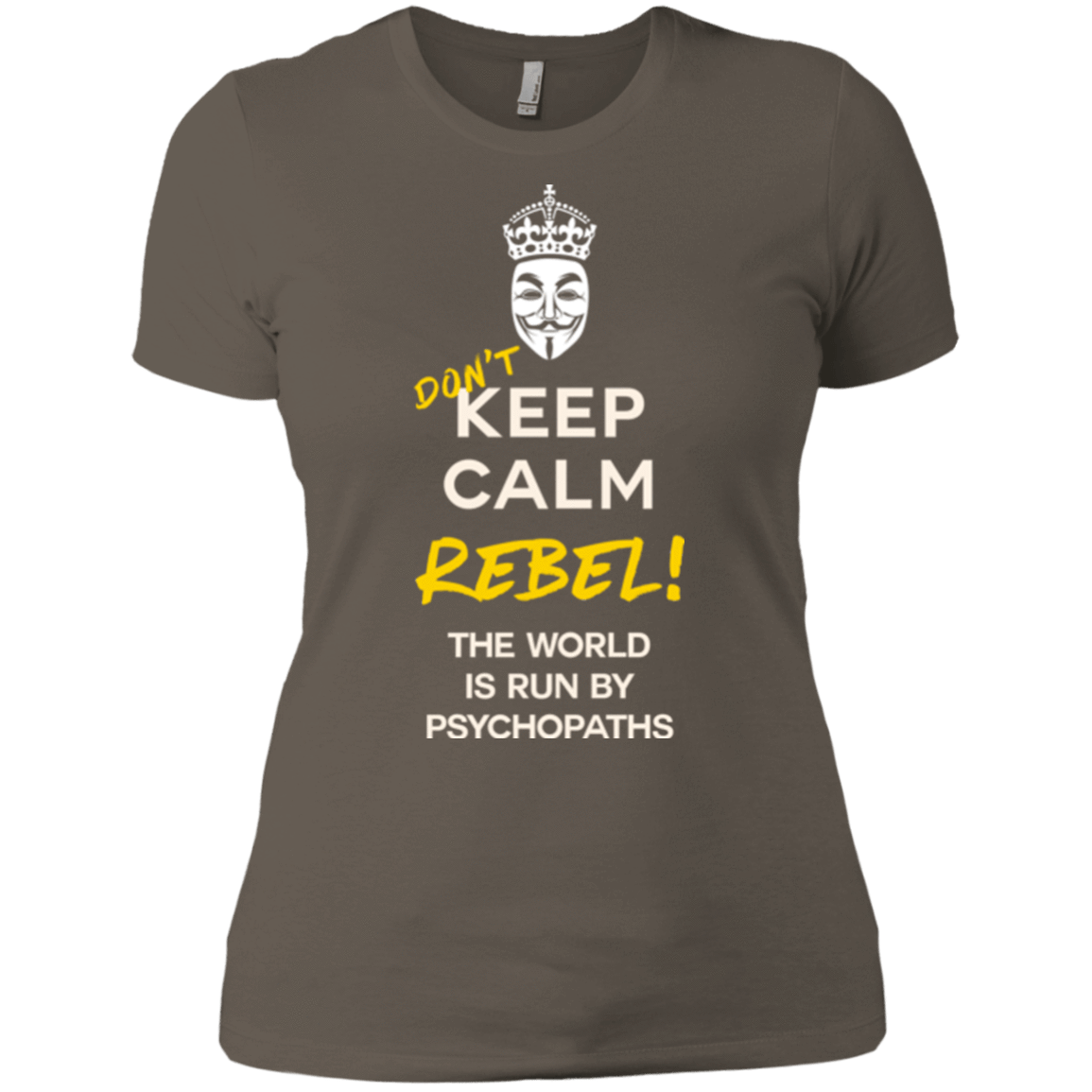 T-Shirts Warm Grey / X-Small Dont Keep Calm Women's Premium T-Shirt