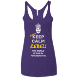 T-Shirts Purple / X-Small Dont Keep Calm Women's Triblend Racerback Tank