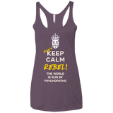 T-Shirts Vintage Purple / X-Small Dont Keep Calm Women's Triblend Racerback Tank