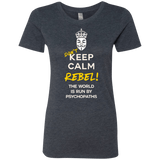 T-Shirts Vintage Navy / Small Dont Keep Calm Women's Triblend T-Shirt