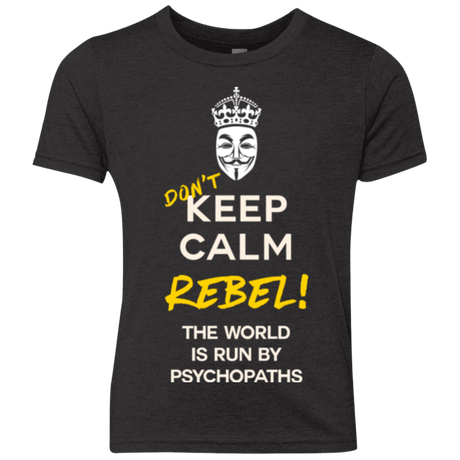 T-Shirts Vintage Black / YXS Dont Keep Calm Youth Triblend T-Shirt