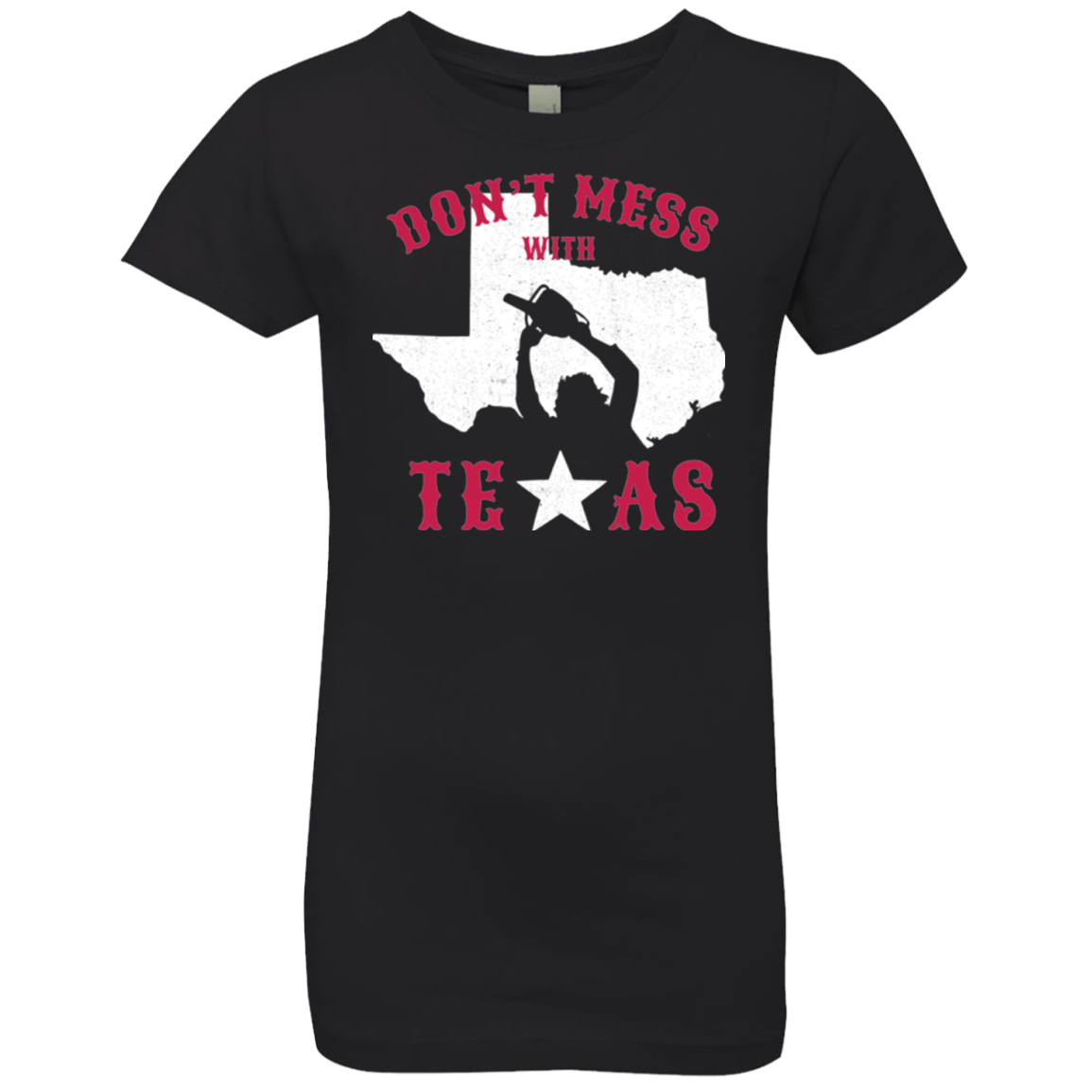 T-Shirts Black / YXS Dont Mess With Texas Girls Premium T-Shirt