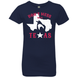 T-Shirts Midnight Navy / YXS Dont Mess With Texas Girls Premium T-Shirt