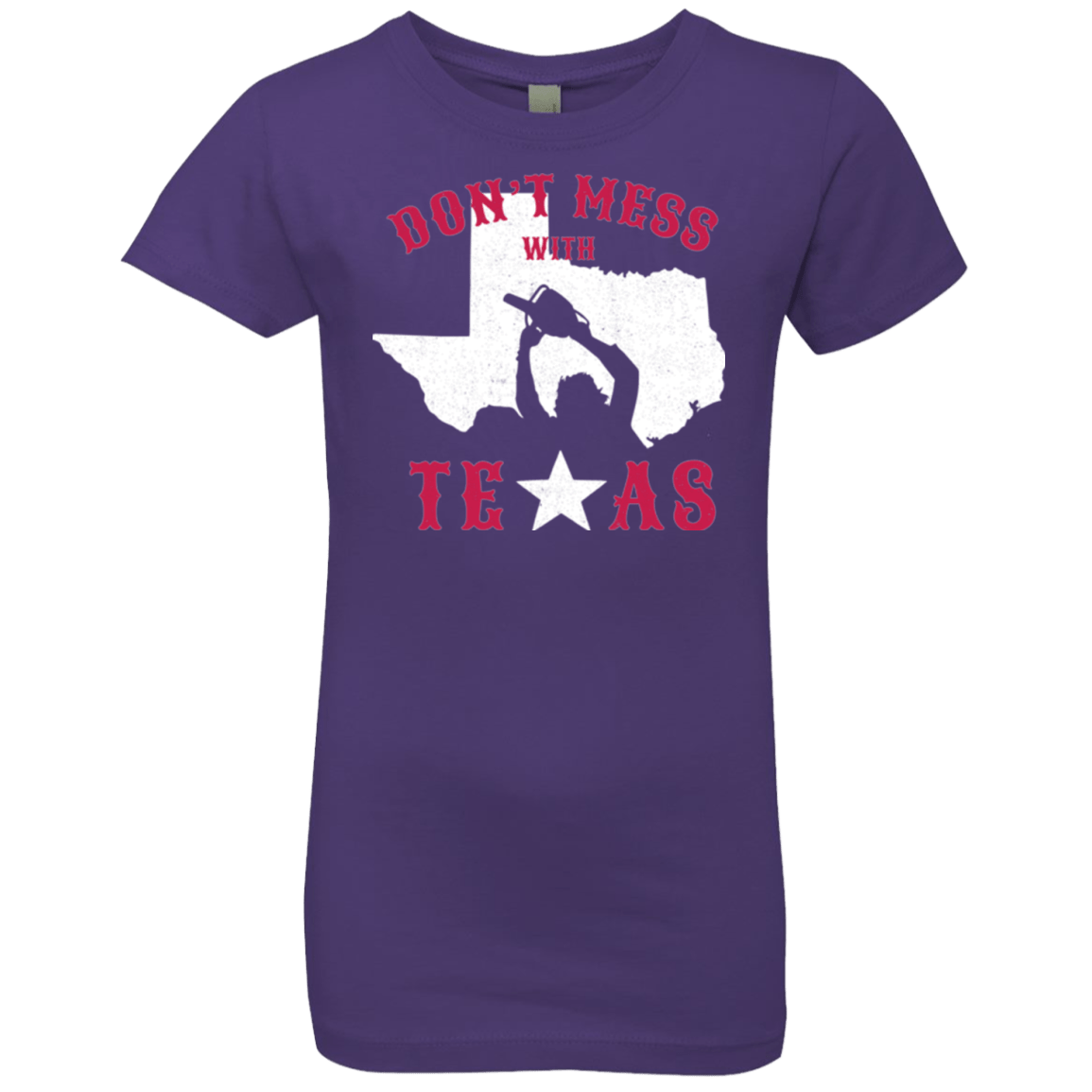 T-Shirts Purple Rush / YXS Dont Mess With Texas Girls Premium T-Shirt