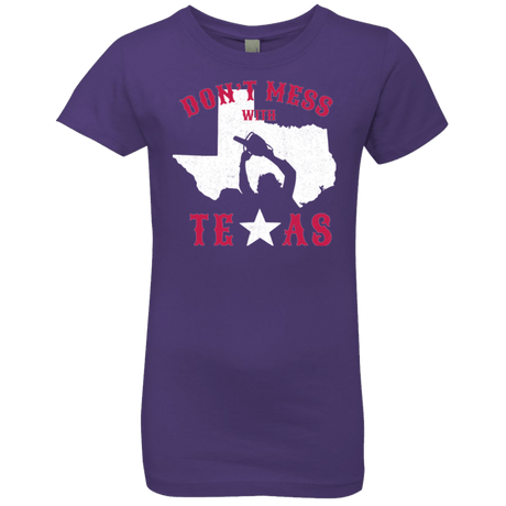 T-Shirts Purple Rush / YXS Dont Mess With Texas Girls Premium T-Shirt