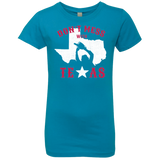 T-Shirts Turquoise / YXS Dont Mess With Texas Girls Premium T-Shirt