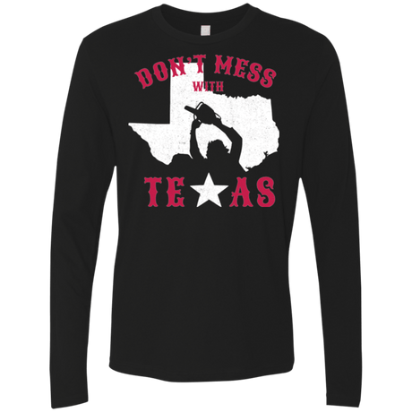 T-Shirts Black / Small Dont Mess With Texas Men's Premium Long Sleeve
