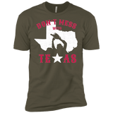 T-Shirts Military Green / X-Small Dont Mess With Texas Men's Premium T-Shirt