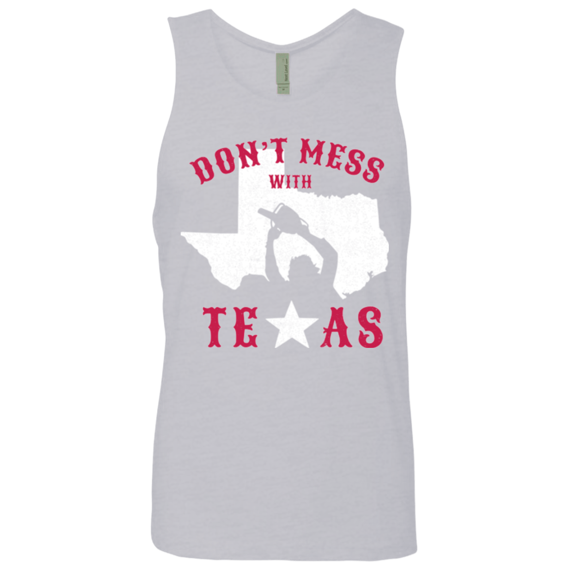 T-Shirts Heather Grey / Small Dont Mess With Texas Men's Premium Tank Top