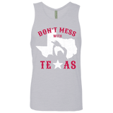 T-Shirts Heather Grey / Small Dont Mess With Texas Men's Premium Tank Top
