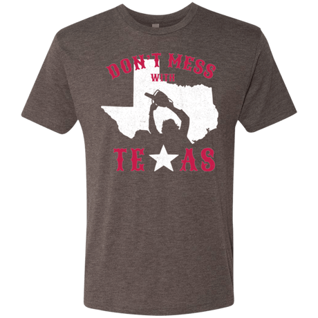 T-Shirts Macchiato / Small Dont Mess With Texas Men's Triblend T-Shirt