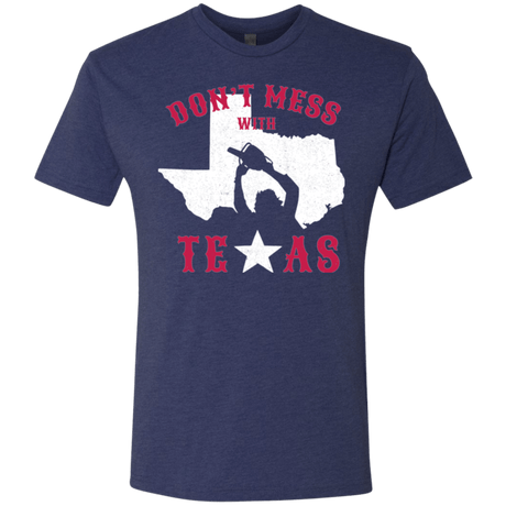 T-Shirts Vintage Navy / Small Dont Mess With Texas Men's Triblend T-Shirt