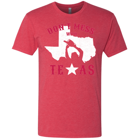 T-Shirts Vintage Red / Small Dont Mess With Texas Men's Triblend T-Shirt