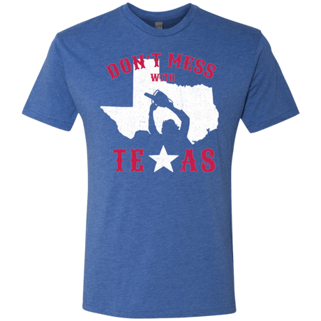 T-Shirts Vintage Royal / Small Dont Mess With Texas Men's Triblend T-Shirt