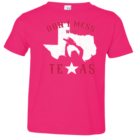 T-Shirts Hot Pink / 2T Dont Mess With Texas Toddler Premium T-Shirt