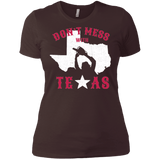 T-Shirts Dark Chocolate / X-Small Dont Mess With Texas Women's Premium T-Shirt