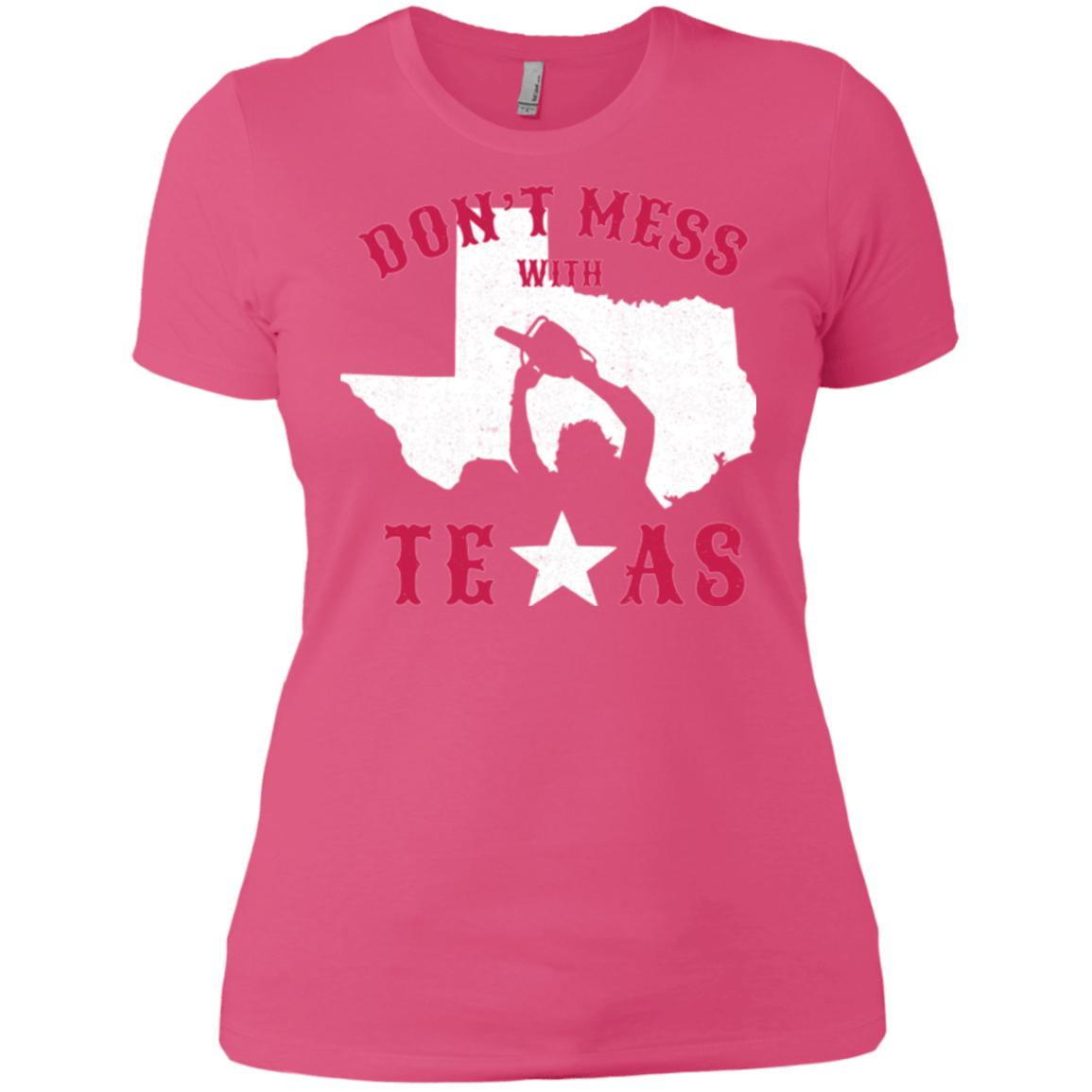 T-Shirts Hot Pink / X-Small Dont Mess With Texas Women's Premium T-Shirt