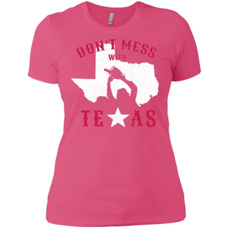 T-Shirts Hot Pink / X-Small Dont Mess With Texas Women's Premium T-Shirt